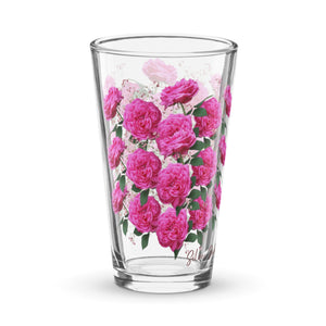 Vaso de cerveza Rosas