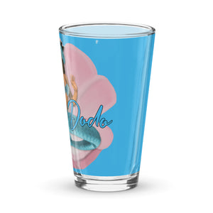 Vaso de cerveza Sirena azul cielo profundo