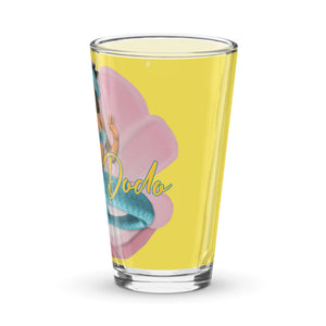 Vaso de cerveza Sirena amarillo