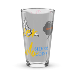 Vaso de cerveza Silver Dodo plateado