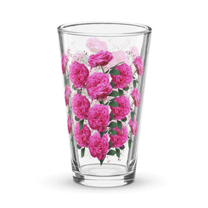 Vaso de cerveza Rosas