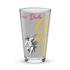 Vaso de cerveza Silver Dodo plateado