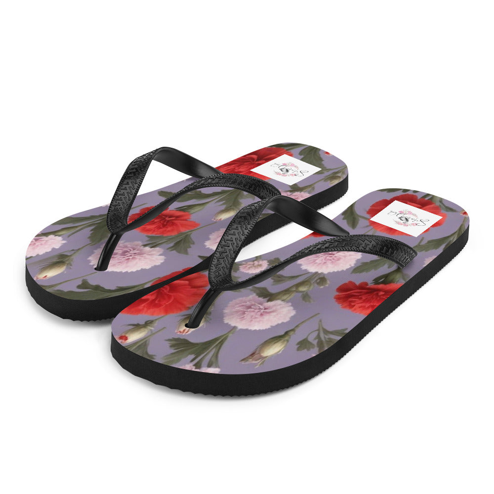 Chanclas Silken Carnations