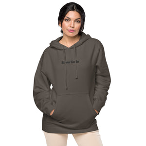 Sudadera con capucha teñida unisex Anneliese