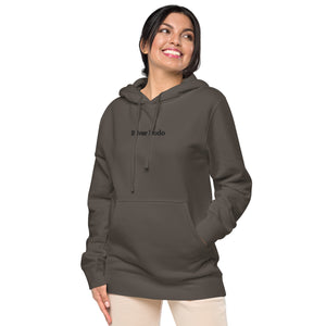 Sudadera con capucha teñida unisex Anneliese