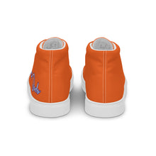 Load image into Gallery viewer, Zapatillas de lona de caña alta para mujer naranja
