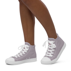Zapatillas de lona de caña alta para mujer lily