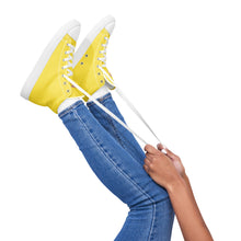 Load image into Gallery viewer, Zapatillas de lona de caña alta para mujer paris daisy
