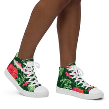 Load image into Gallery viewer, Zapatillas de lona de caña alta para mujer Hawai
