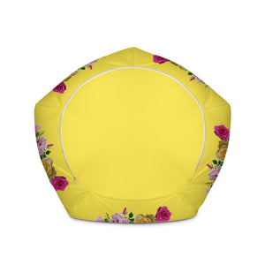 Funda para puff Amore amarillo