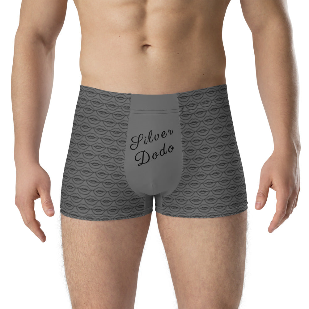 Calzoncillos boxer gris besitos