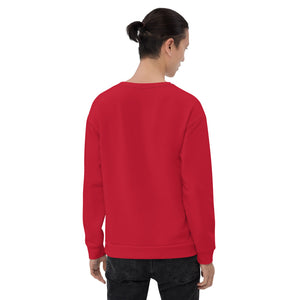 Sudadera unisex Fedra rojo