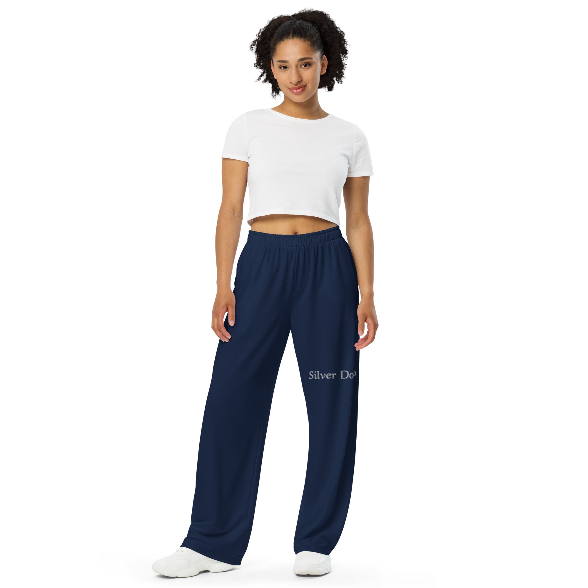 Pantalón ancho unisex azul marino – Silver Dodo