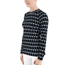 Load image into Gallery viewer, Camiseta técnica para mujer palmeras negra
