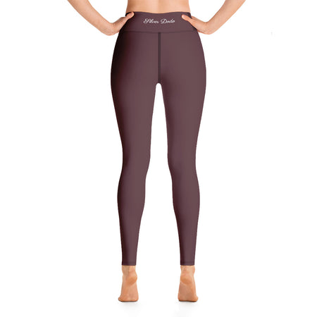 Leggings de yoga vino