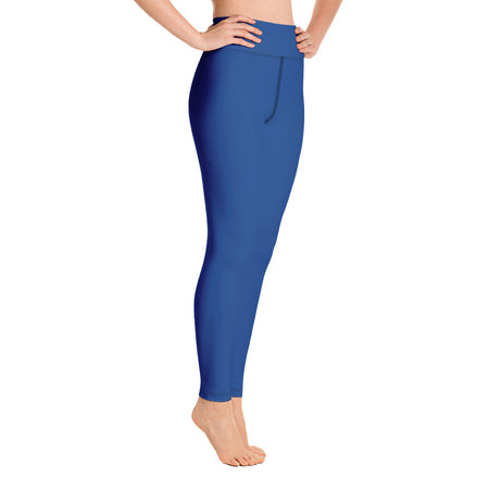 Leggings de yoga azul cerúleo oscuro