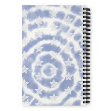 Load image into Gallery viewer, Libreta de puntos tie dye blanco y azul
