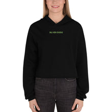 Load image into Gallery viewer, Sudadera Crop con Capucha Luba bordado verde
