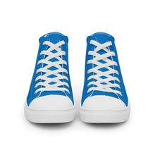 Load image into Gallery viewer, Zapatillas de lona de caña alta para mujer navy blue
